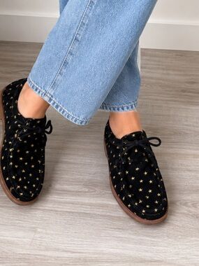 The Great Scout Shoe Black Suede Women’s 9.5